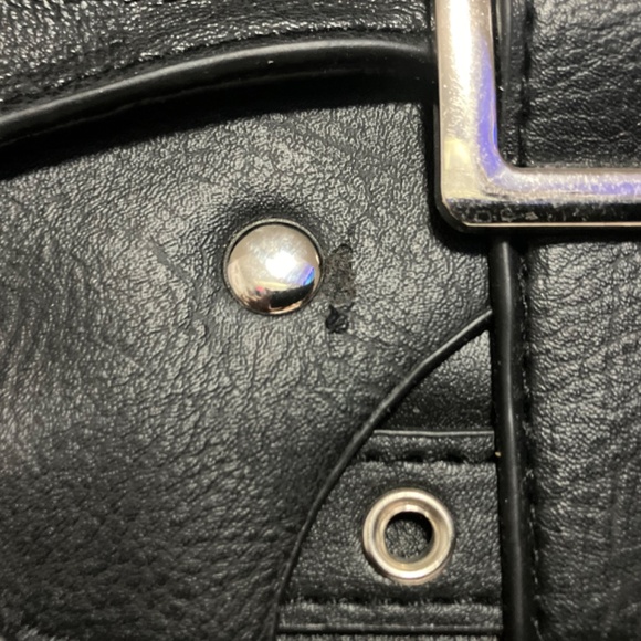 RESTYLE FOR REPAIR OR PARTS‼️MESSENGER SATCHEL GOTHIC SHOULDER BAG BAT WINGS - Picture 10 of 14